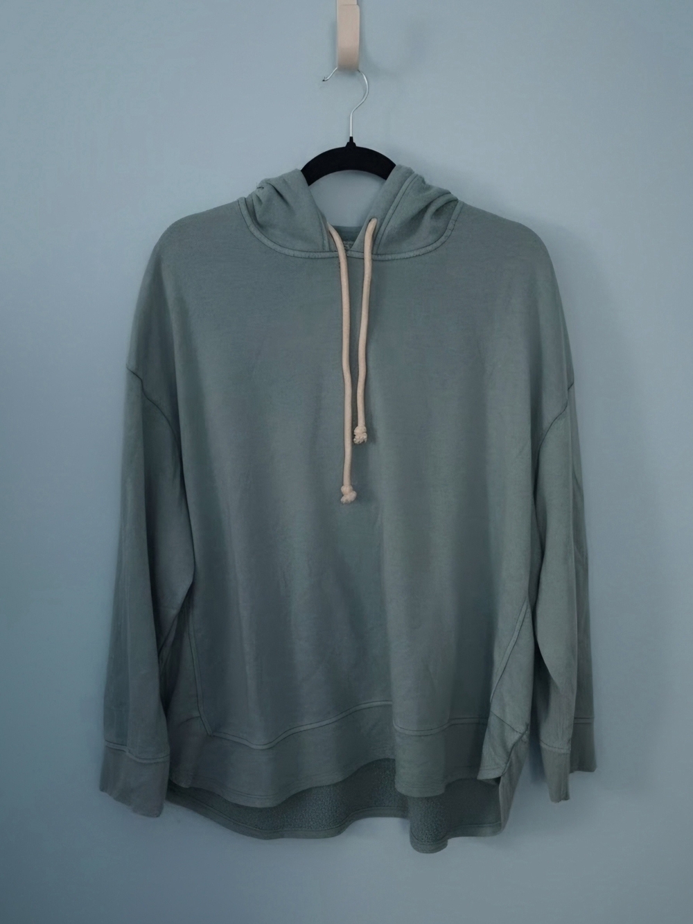 Universal Thread Muted Sage Green Hoodie with Cream Drawcord